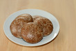 Teller mit Gebäck