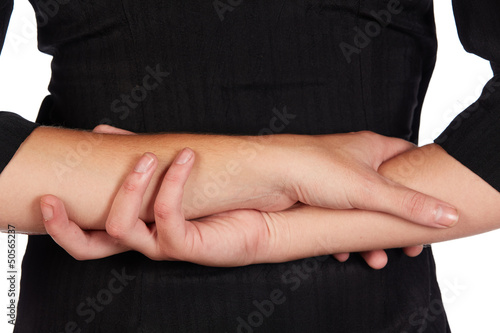 Photo: Arms behind back Arms behind back