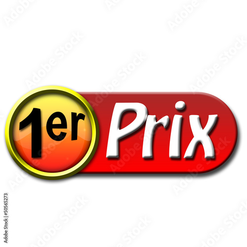 Vector: bouton 1er prix bouton 1er prix
