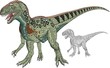illustrated dinosaur