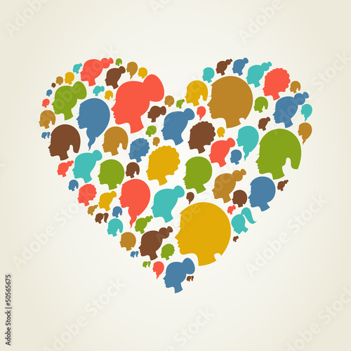 Vector: Hairdress heart Hairdress heart