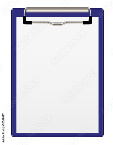 Vector: Clipboard, blau Clipboard, blau