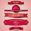 Set of Superior Quality and Satisfaction Guarantee Ribbons, Labe