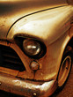 dirty retro car