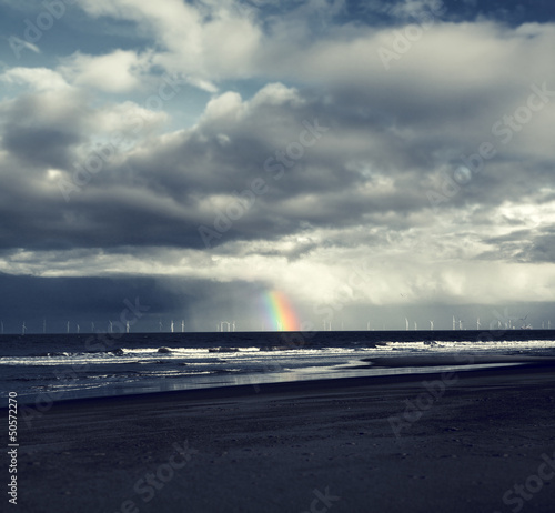 Photo: rainbow at sea rainbow at sea
