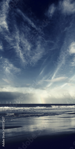 Photo: sea wind turbines sea wind turbines
