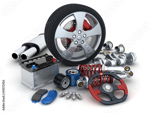 Illustration: Car parts Car parts