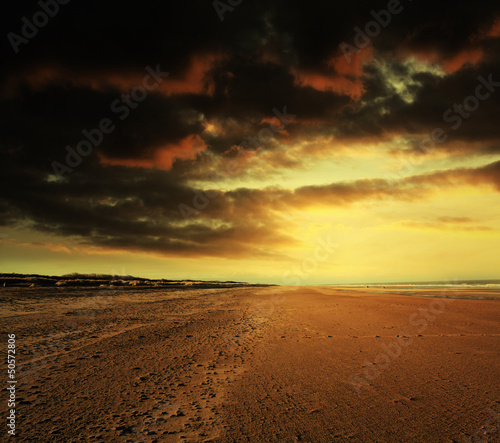 Photo: dusk beach dusk beach