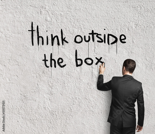 Photo: think outside the box think outside the box