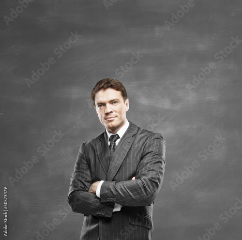 Photo: businessman standing businessman standing