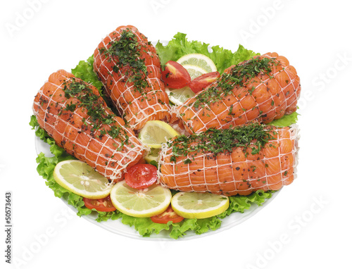 Photo: Rotolo di trota salmonata - Roll of salmon trout Rotolo di trota salmonata - Roll of salmon trout