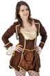 Junge Frau im Fasching-Kostüm