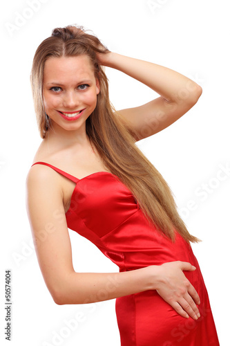 Photo: Woman in red dress Woman in red dress