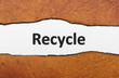 Recycle text on torn paper
