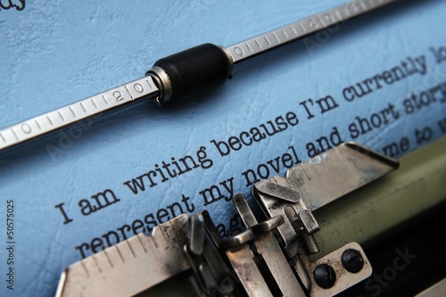 Photo: Old fashioned vintage typewriter Old fashioned vintage typewriter