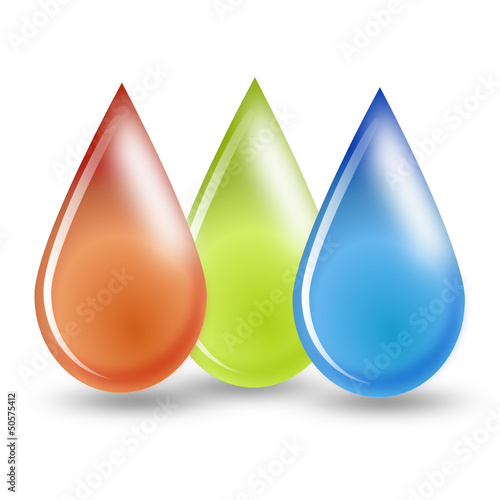 Vector: tropfen set tropfen set