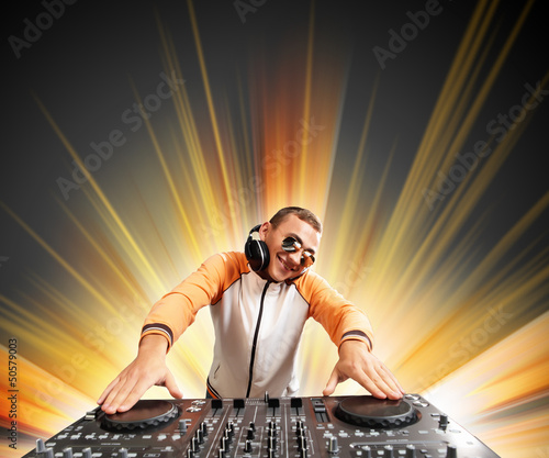 Photo: dj and mixer dj and mixer