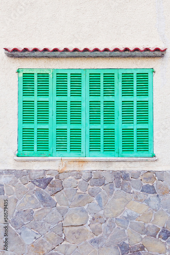 Photo: Grüne Fensterläden Grüne Fensterläden