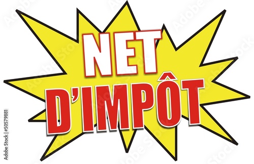 Vector: étiquette net d'impôt étiquette net d'impôt