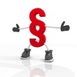 Candy red woman character symbol in a white background