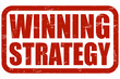 Illustration: Grunge Stempel rot WINNING STRATEGY Grunge Stempel rot WINNING STRATEGY