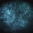 Illustration: Technology concept: hex-code digital background Technology concept: hex-code digital background