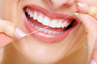 Beautiful woman smile.