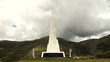 Obelisk in Quinua, Peru