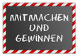 Warntafel mitmachen und gewinnen
