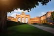 The Triumphal Arch in Cinquantennaire Parc in Brussels , Belgium