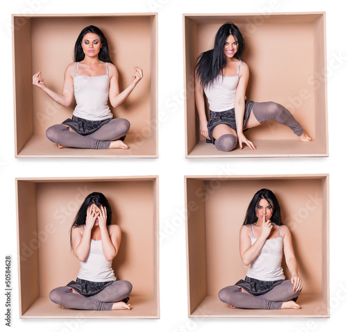 Photo: Don't pigeonhole me - boxed in concept Don't pigeonhole me - boxed in concept