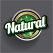 Hundred percent vector natural label