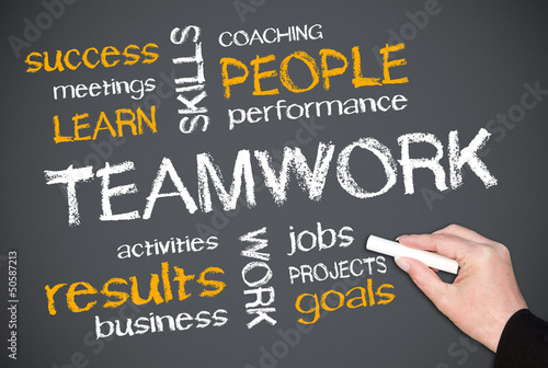 Illustration: Teamwork Concept Teamwork Concept