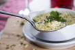 Alphabet Soup in a bowl