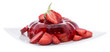 Strawberry Jello on white