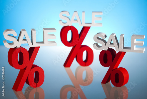 Photo: Sale, percent concept Sale, percent concept