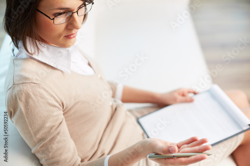 Photo: Psychiatrist at work Psychiatrist at work