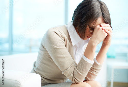 Photo: Tired woman Tired woman