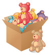 A box full of toys