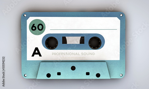 Illustration: cassette tape cassette tape