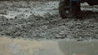 tractor race through the mud