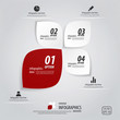 Minimal infographics design. Vector