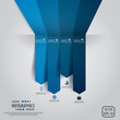 Minimal infographics. Vector