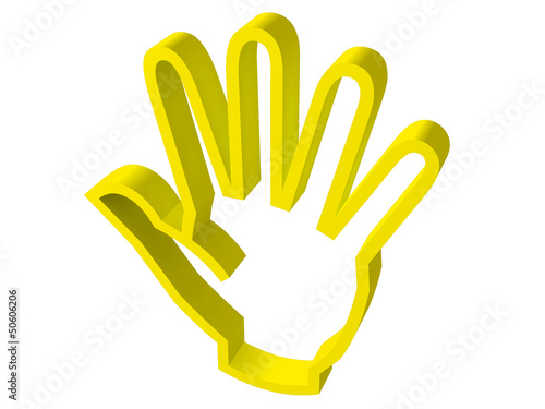 Illustration: five yellow five yellow
