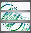 Set of bright banners. Vector
