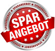 Button Banner "Sparangebot" rot/silber
