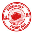 Picnic day stamp