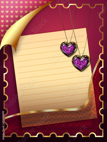 Illustration: Love card Love card