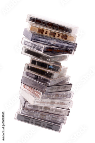Photo: Audio K7 pile Audio K7 pile