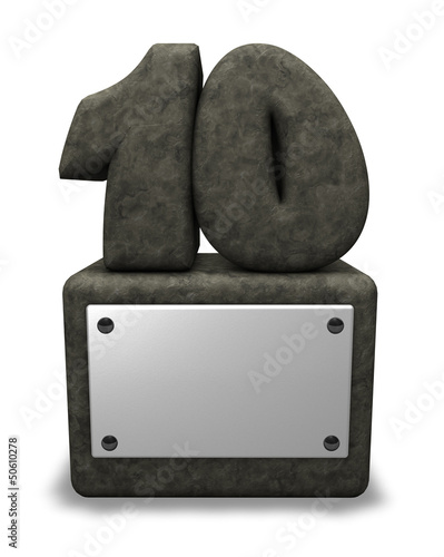 Illustration: stone number stone number